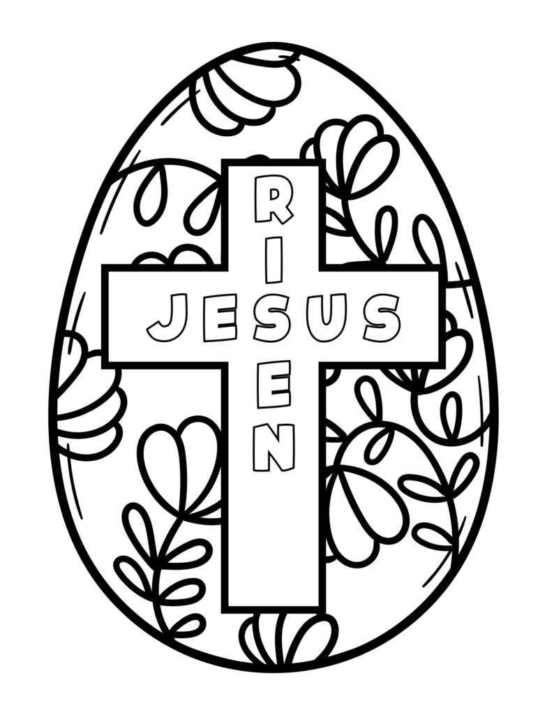 10 Best Free Printable Christian Easter Coloring Pages PDF For Free At 