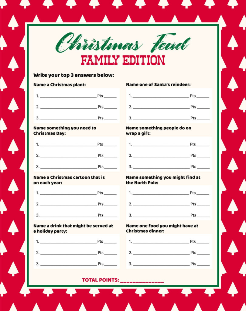 10 Best Printable Christmas Games Printablee Com Artofit