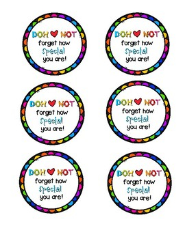 10 Hilarious Free Printable Play Doh Gift Tags