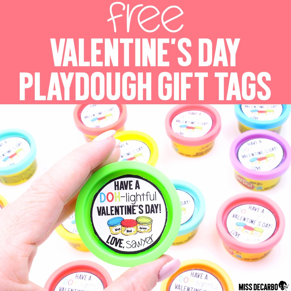 10 Hilarious Free Printable Play Doh Gift Tags