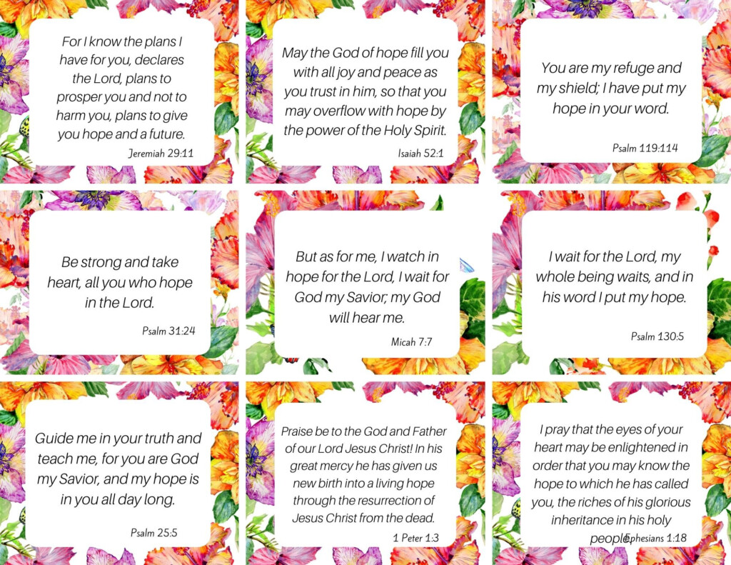 100 Amazing and FREE Printable Scripture Cards