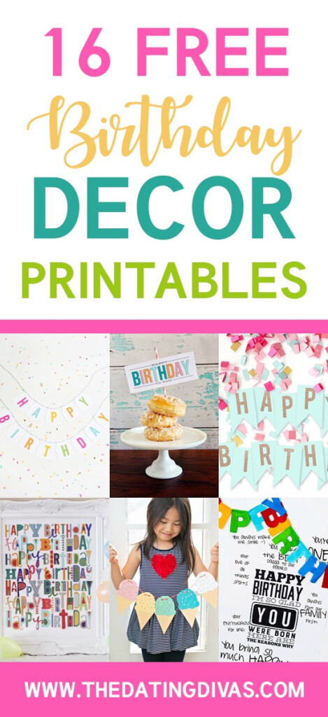 101 Free Birthday Printables The Dating Divas