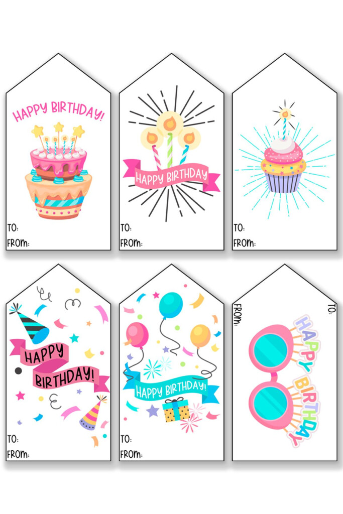 102 Free Printable Birthday Tags All In One Download Birthday Tags 