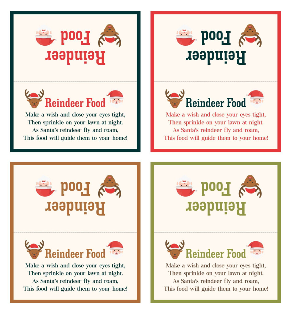 11 Best Reindeer Food Poem Printable Labels Pdf For Free At Artofit