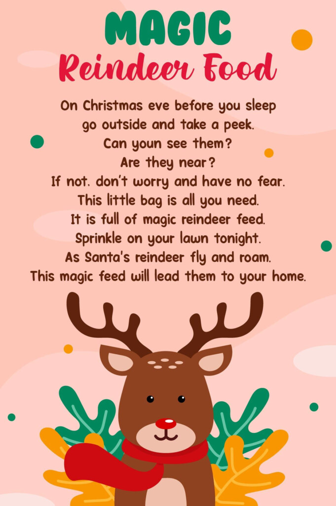 11 Best Reindeer Food Poem Printable Labels Pdf For Free At Artofit