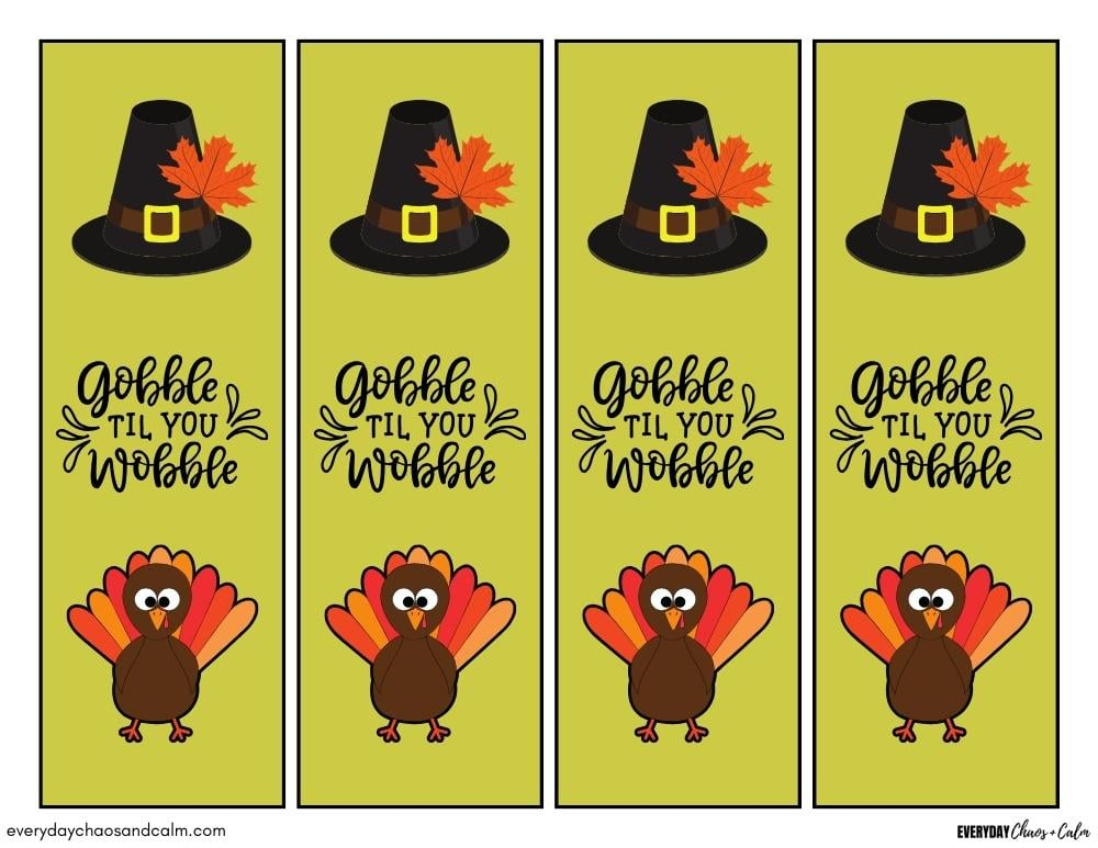 16 Free Printable Thanksgiving Bookmarks PDF Download 