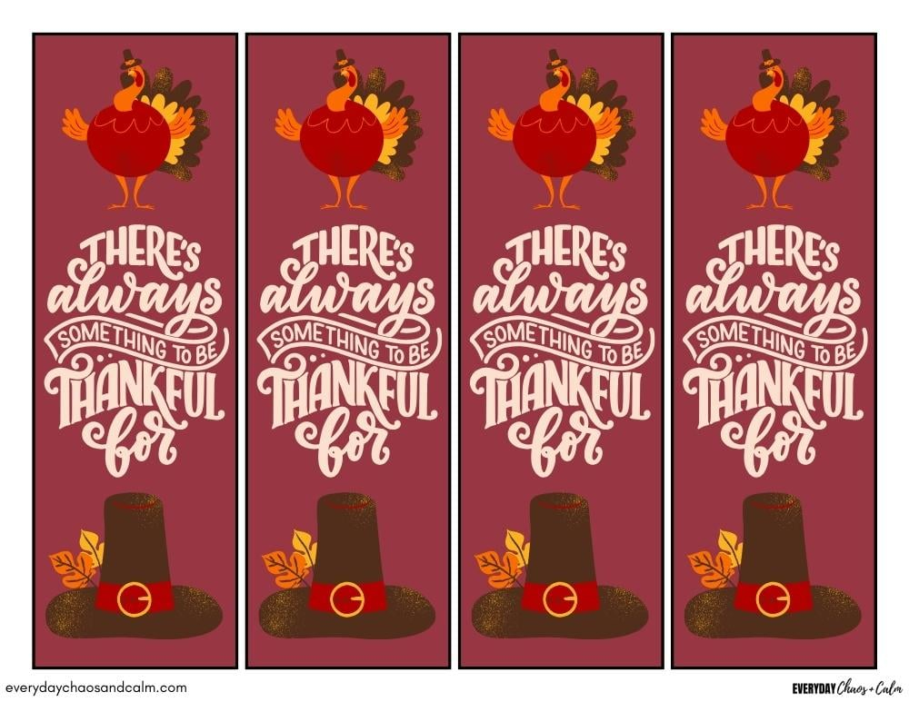 16 Free Printable Thanksgiving Bookmarks PDF Download 