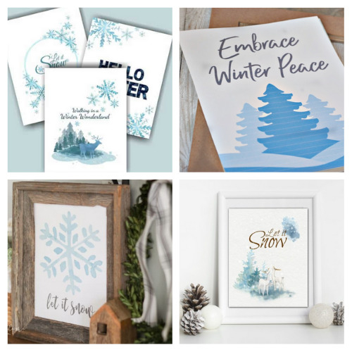 20 Beautiful Free Printable Winter Wall Artworks A Cultivated Nest