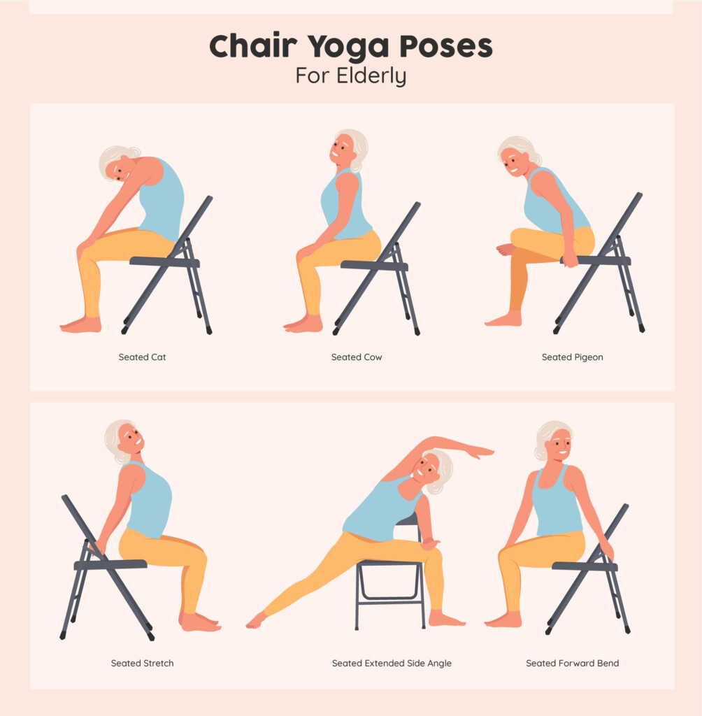 20 Best Printable Chair Yoga Exercises For Seniors PDF For 60 OFF