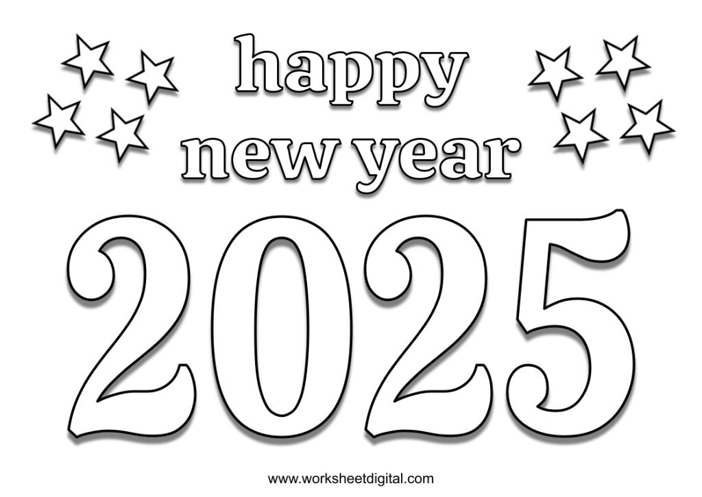 2025 Coloring Page Free Printable Worksheets For Kids