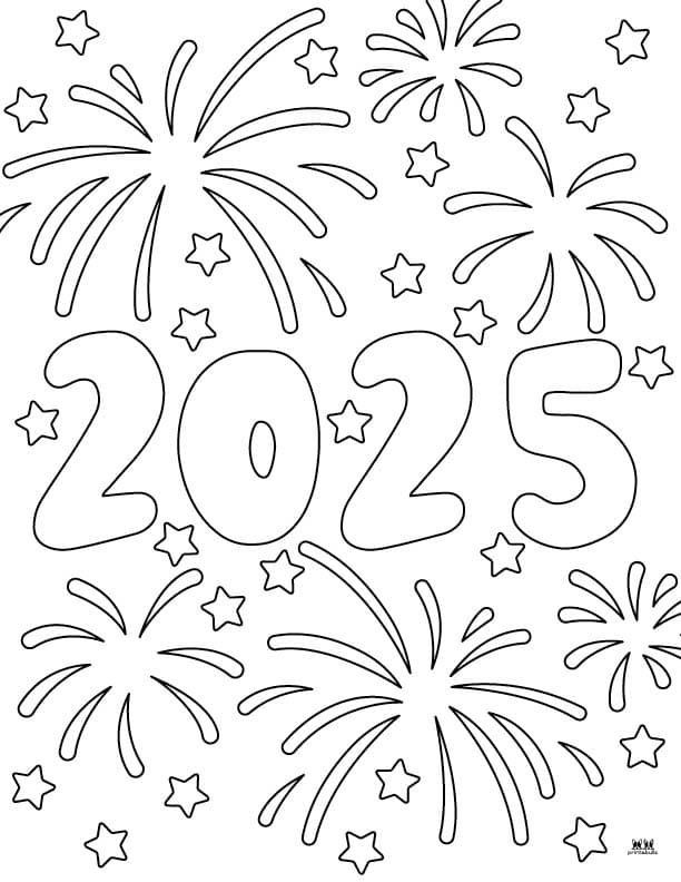 2025 Havai Fi ekli New Year Coloring Pages Christmas Coloring Pages 