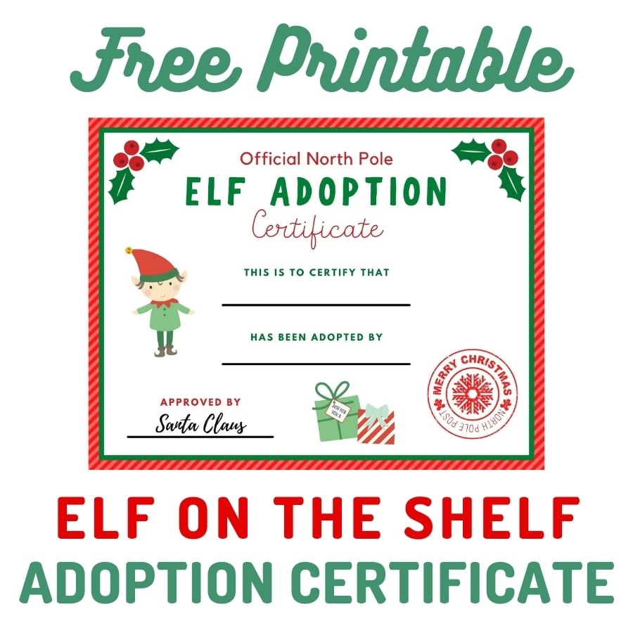 24 FREE Elf On The Shelf Notes Printables Make Life Lovely