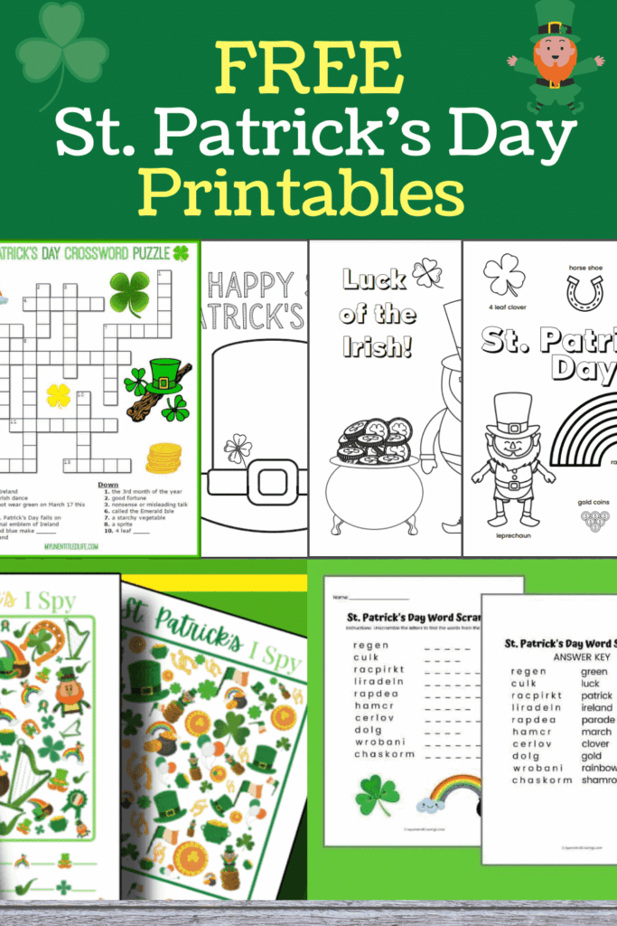 25 Free St Patrick 39 s Day Printables For Kids 1 Is SO FUN 