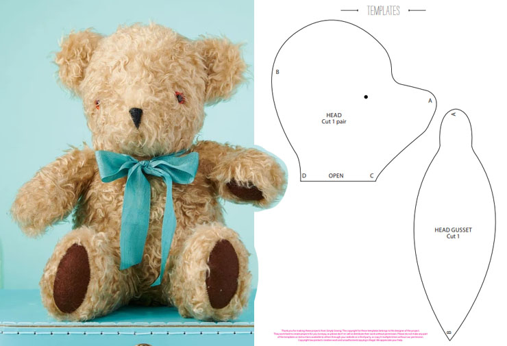 30 Free Teddy Bear Sewing Pattern SadatSeraphim