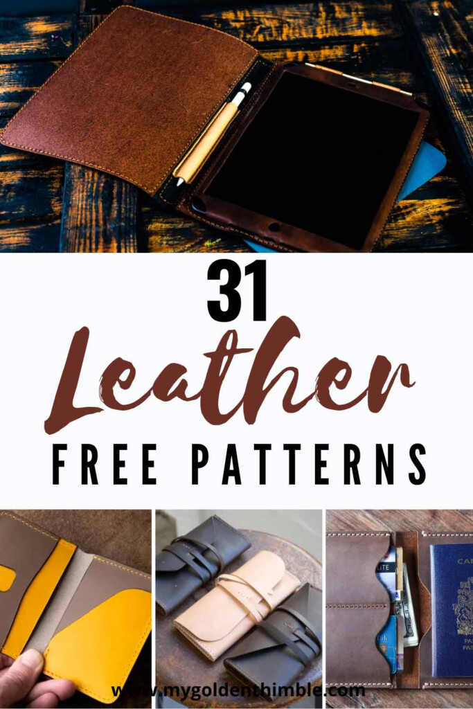 31 Upstanding Leather Patterns Free Printable Templates