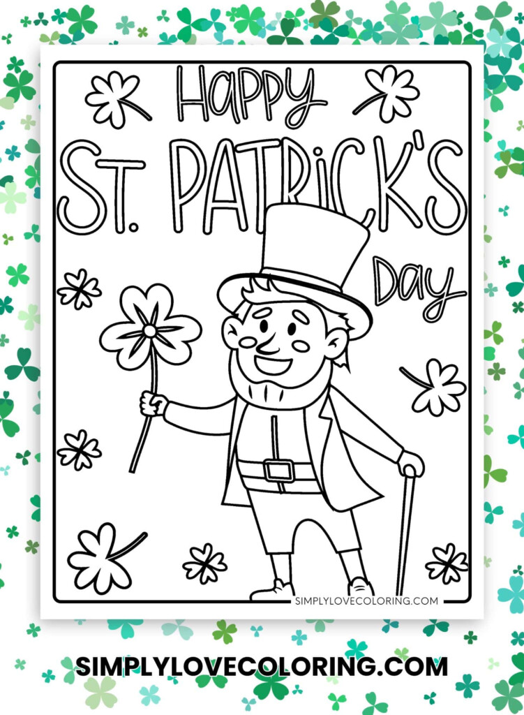 37 St Patrick 39 s Day Coloring Pages Free PDF Printables Simply Love 