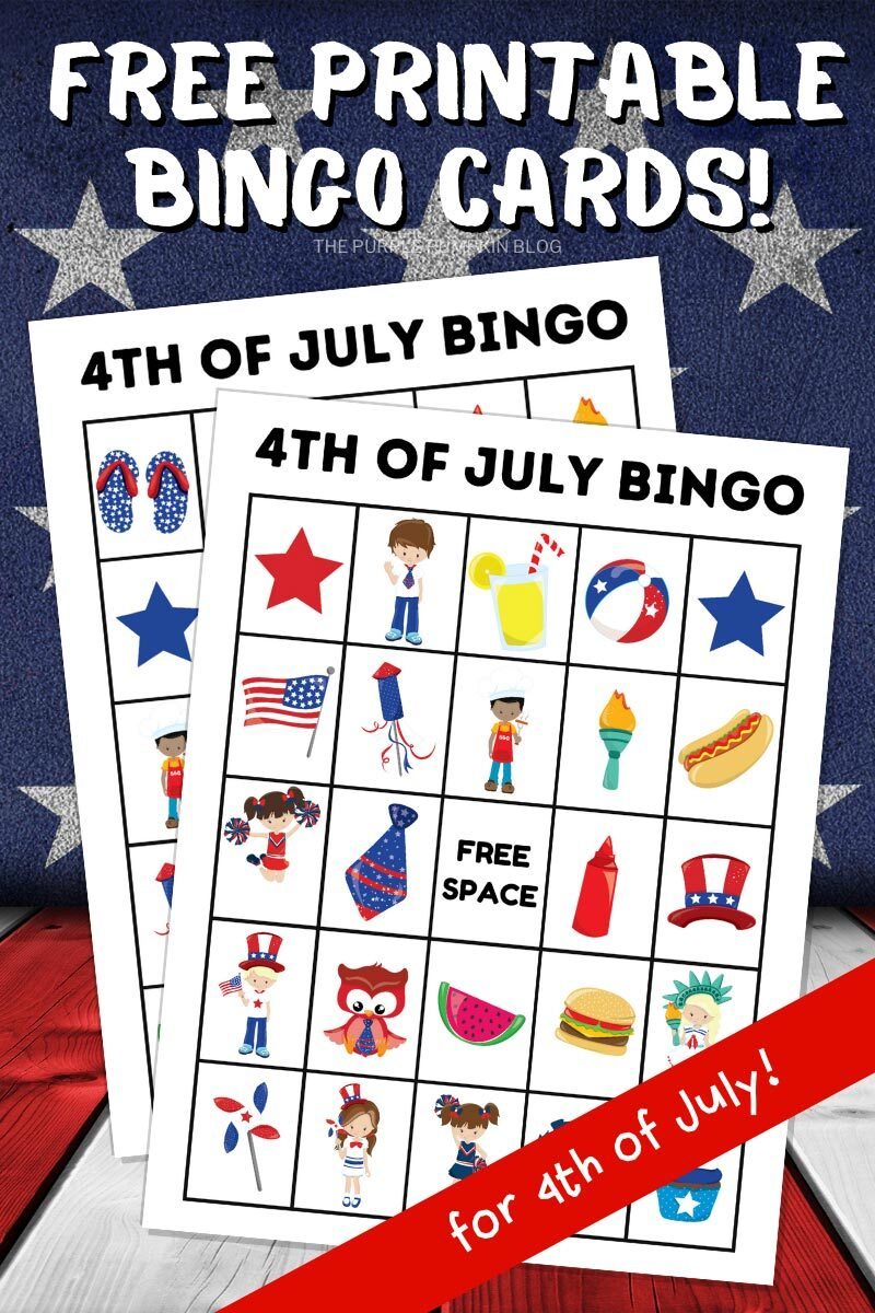 4th Of July Bingo Cards Free Printable Bingo Game