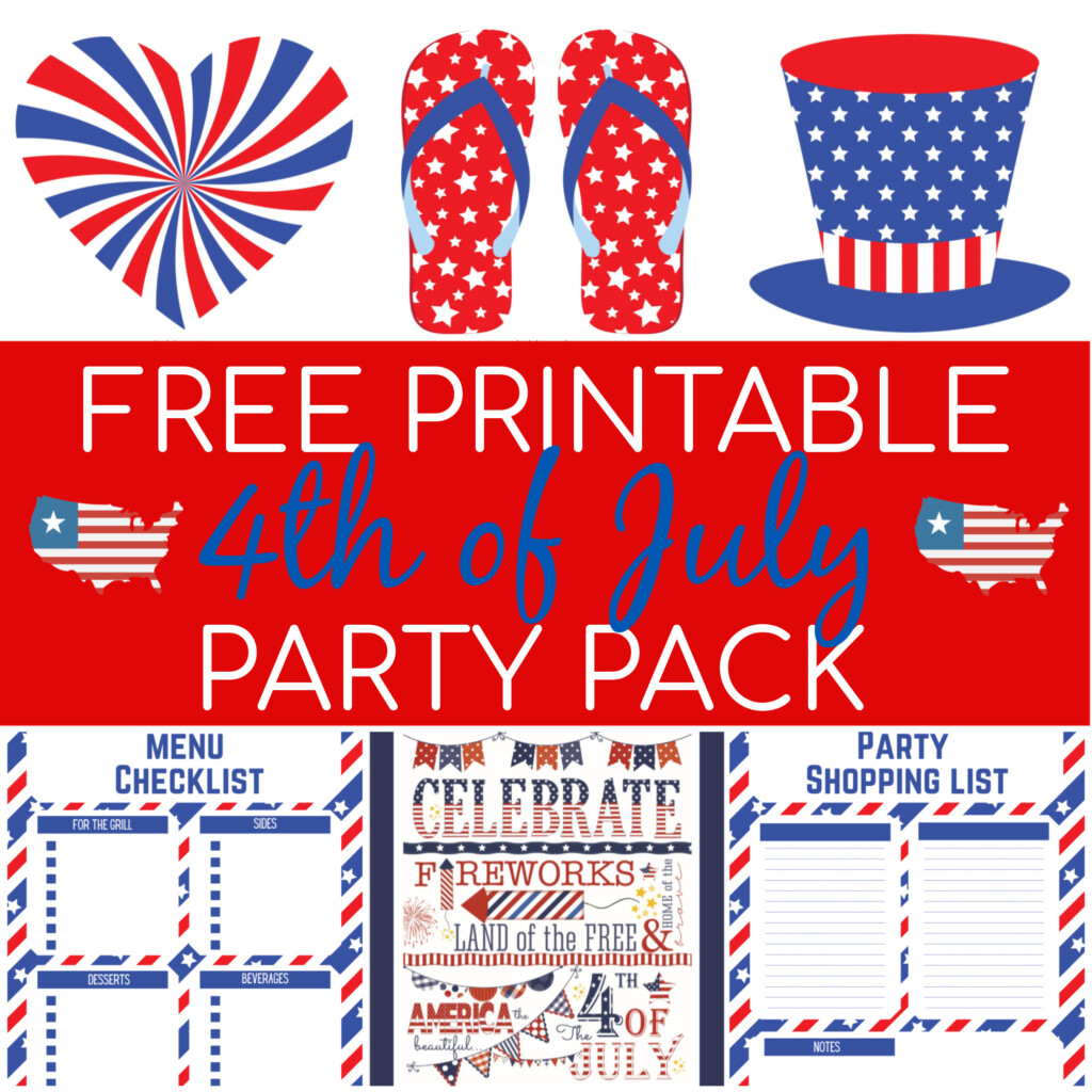 4Th Of July Printable