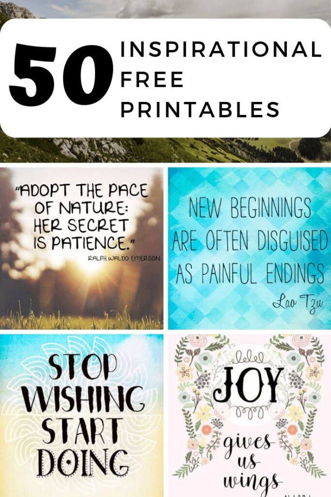 50 Motivational Printables To Inspire You Quotes About Motivation 