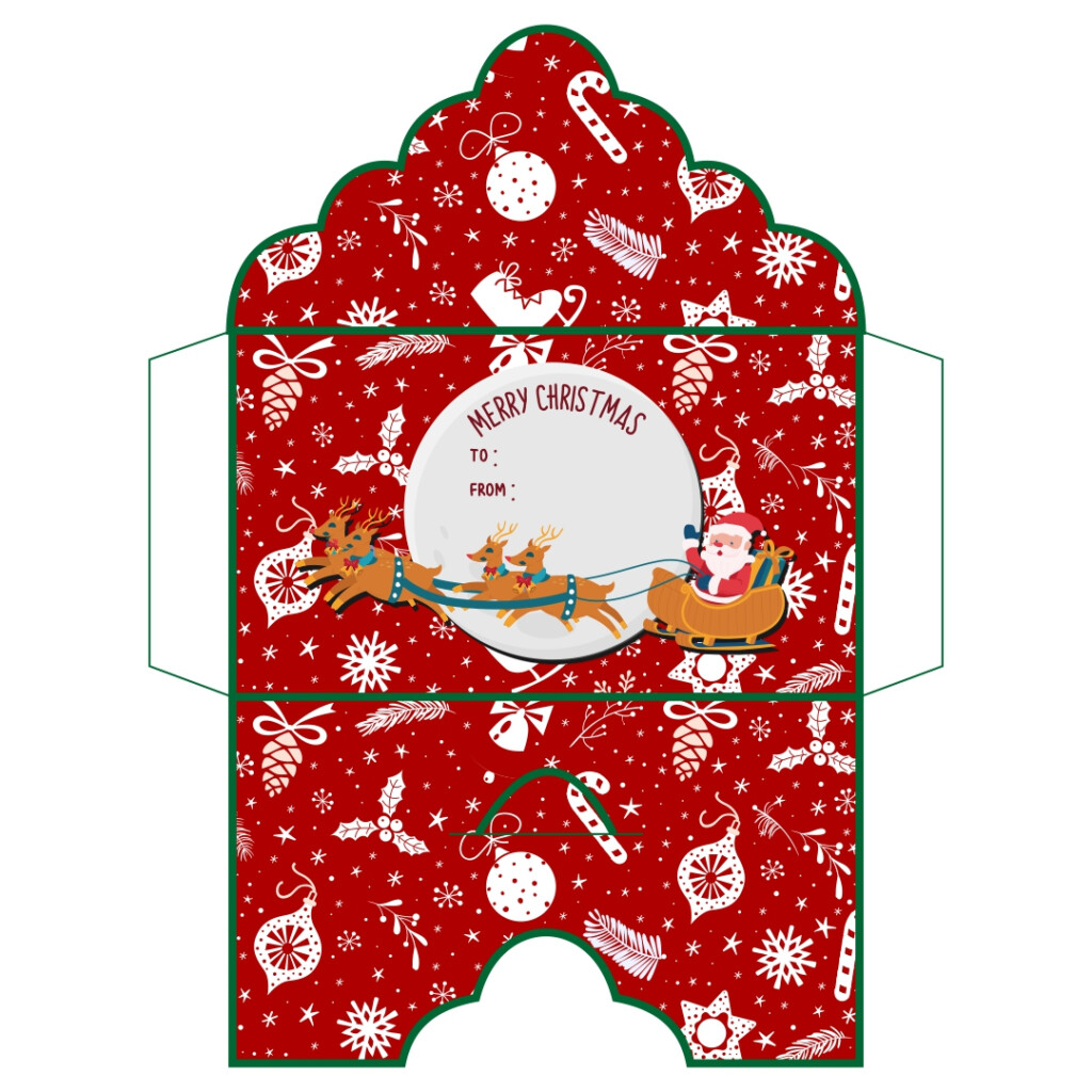 6 Best Images Of Gift Money Envelope Printable Printable Christmas 