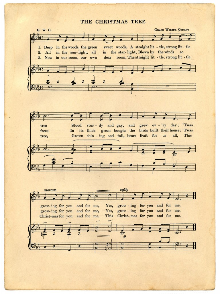 7 Best Free Printable Vintage Christmas Sheet Music PDF For Free At 