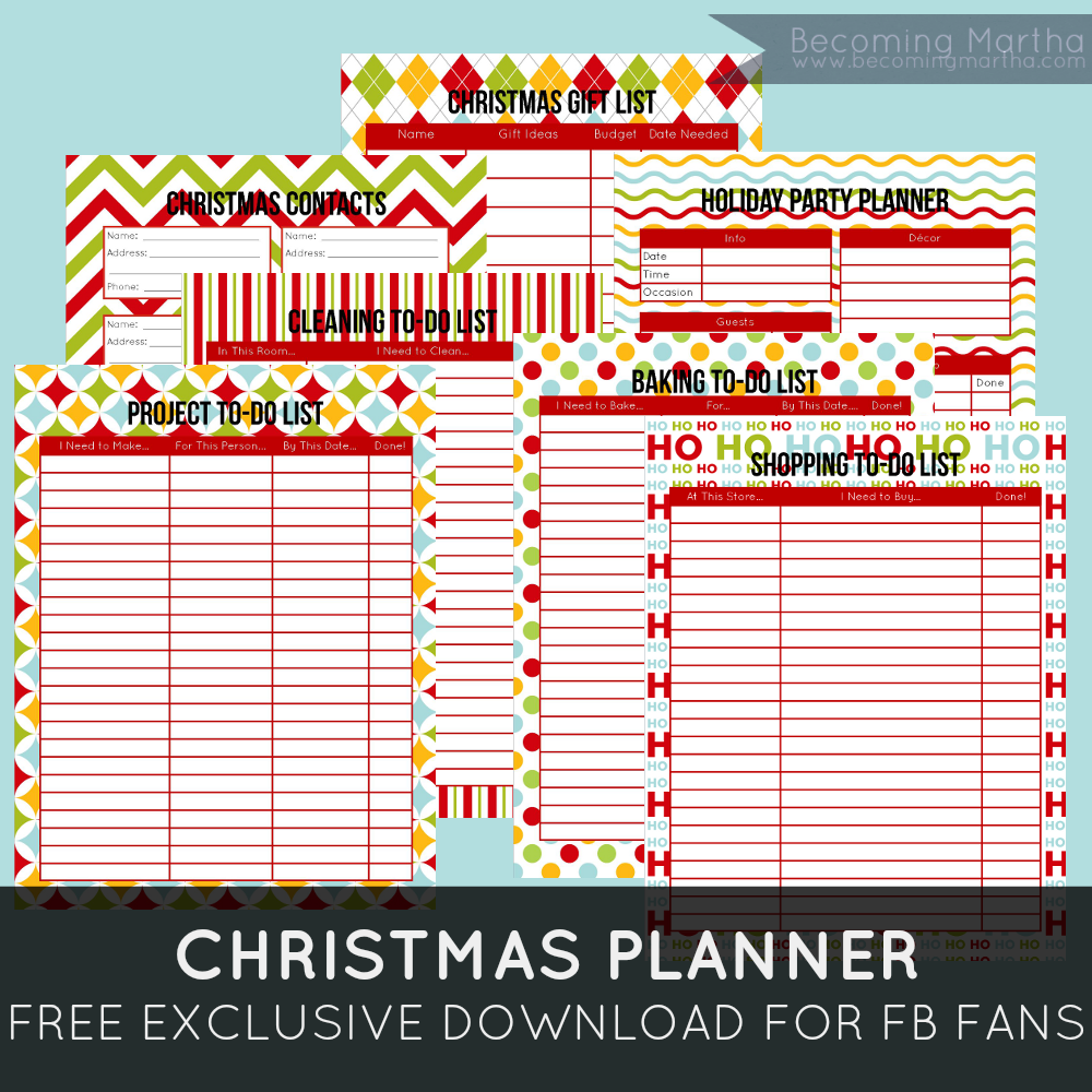 7 Best Images Of Free Printable Christmas Planner Pages Christmas 
