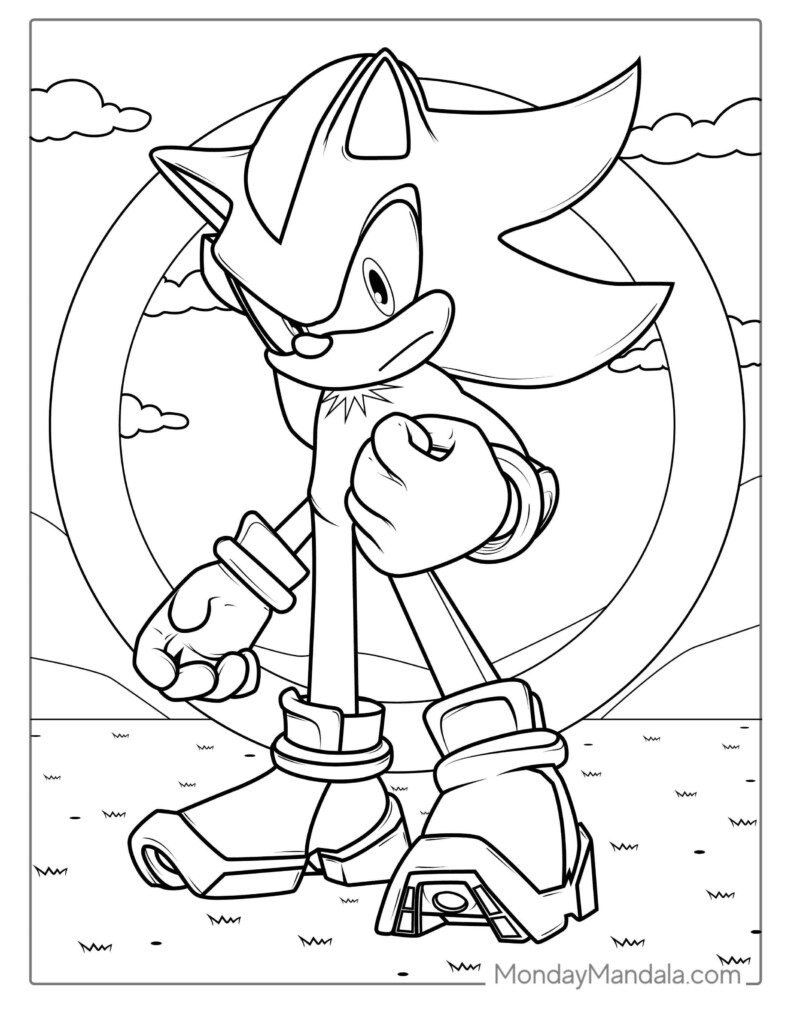72 Sonic Coloring Pages Free Pdf Printables Artofit