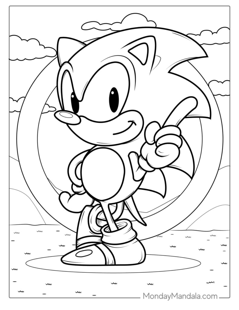 72 Sonic Coloring Pages Free Pdf Printables Artofit