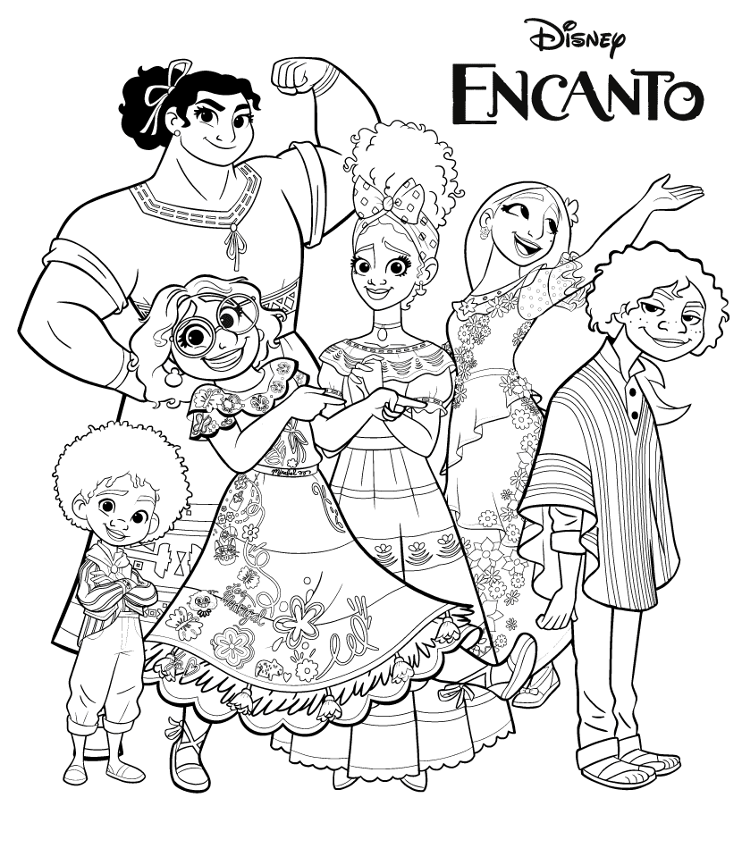 84 Coloring Pages Encanto Best Coloring Pages Printable