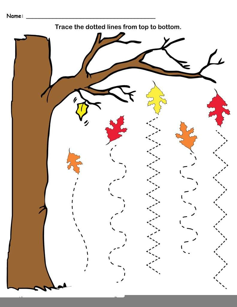 Autumn Worksheets For Preschool Tracing Name Tracing Generator Free