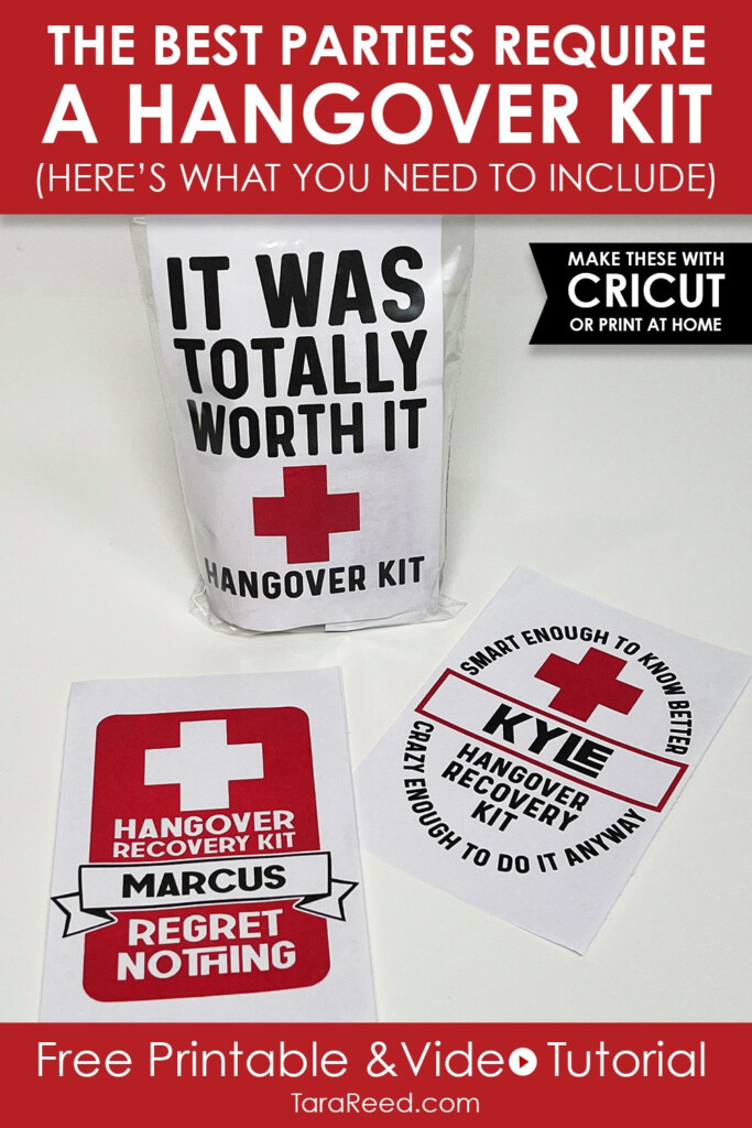 Bachelorette Survival Free Printable Hangover Survival Kit Printables 