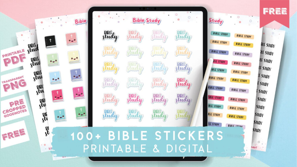 Bible Journaling Stickers Free Printable Digital Stickers World 