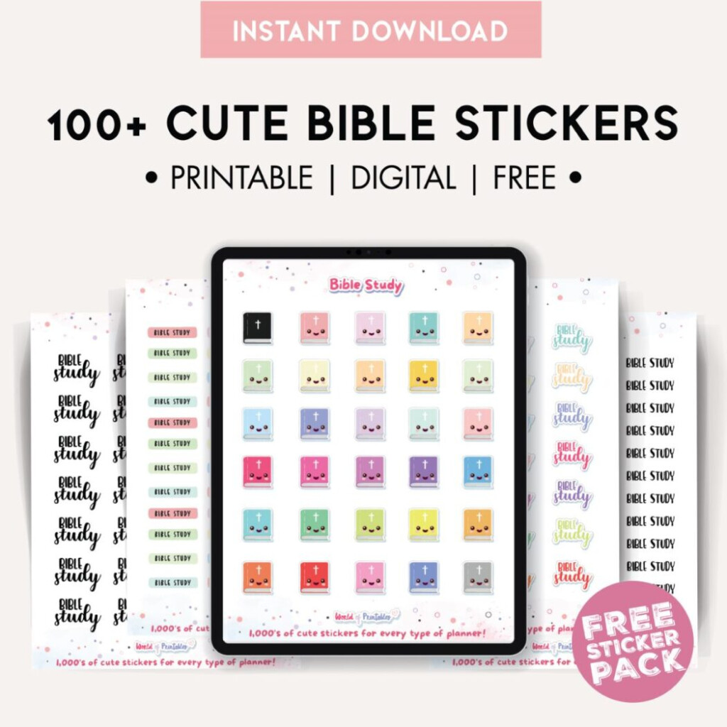 Bible Journaling Stickers Free Printable Digital Stickers World 