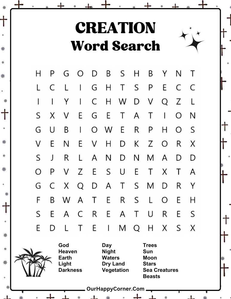 Bible Word Search Puzzles Free Printables Our Happy Corner