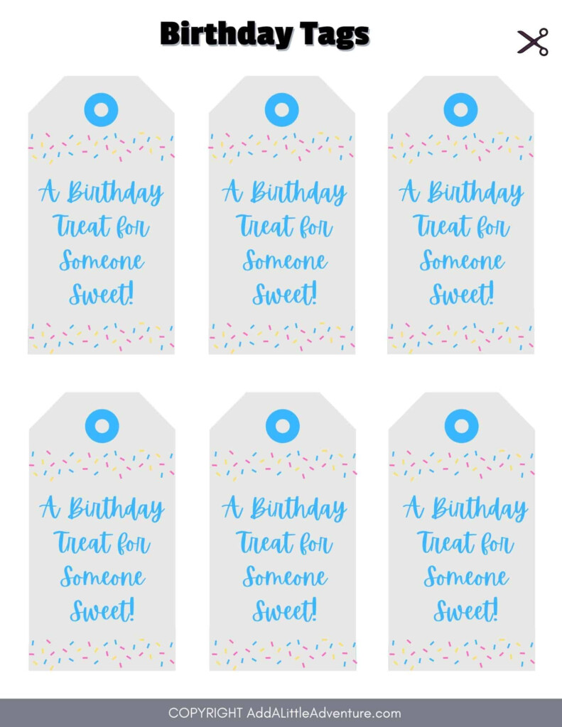 Birthday Tag Printables Free