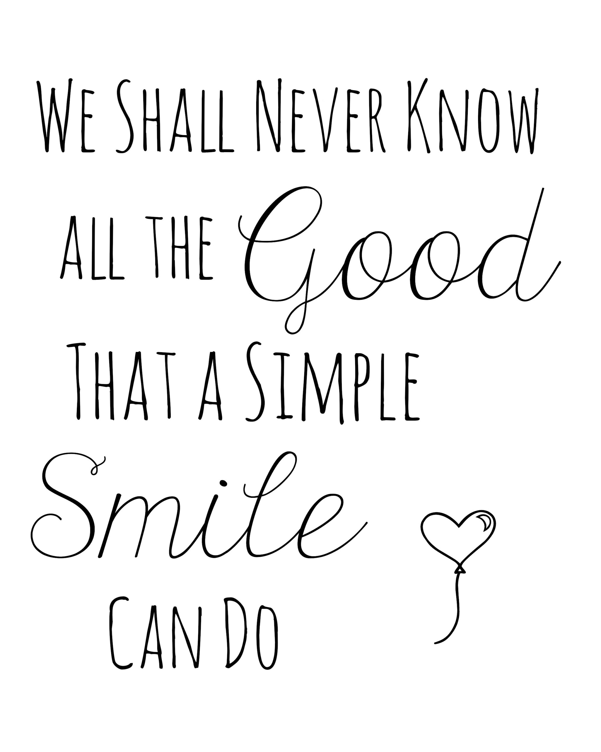 Black And White Printable Inspirational Quotes