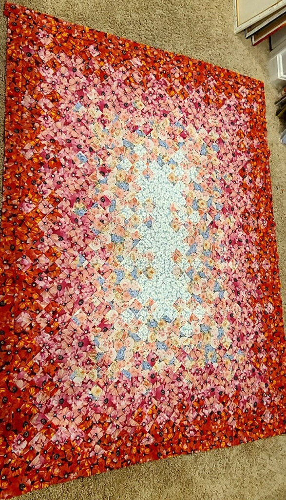 Blooming 9 Patch In 2021 Nine Patch Quilt Patch Quilt 9 Patch Quilt