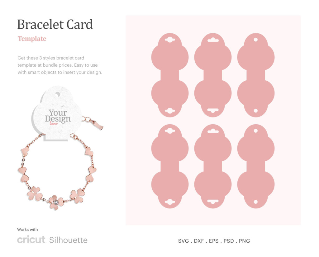 Bracelet Display Card Template