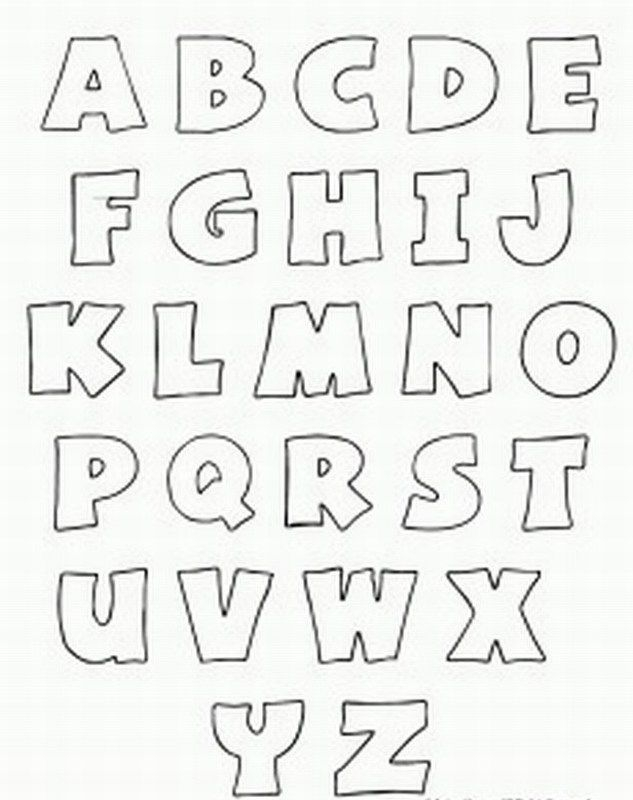 Bubble Printable Cut Out Letters For Bulletin Boards