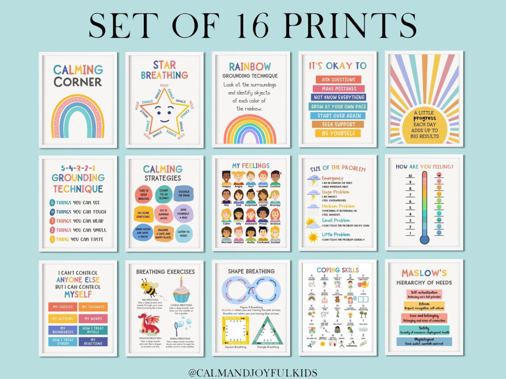 Calm Down Corner Printables Pdf Free