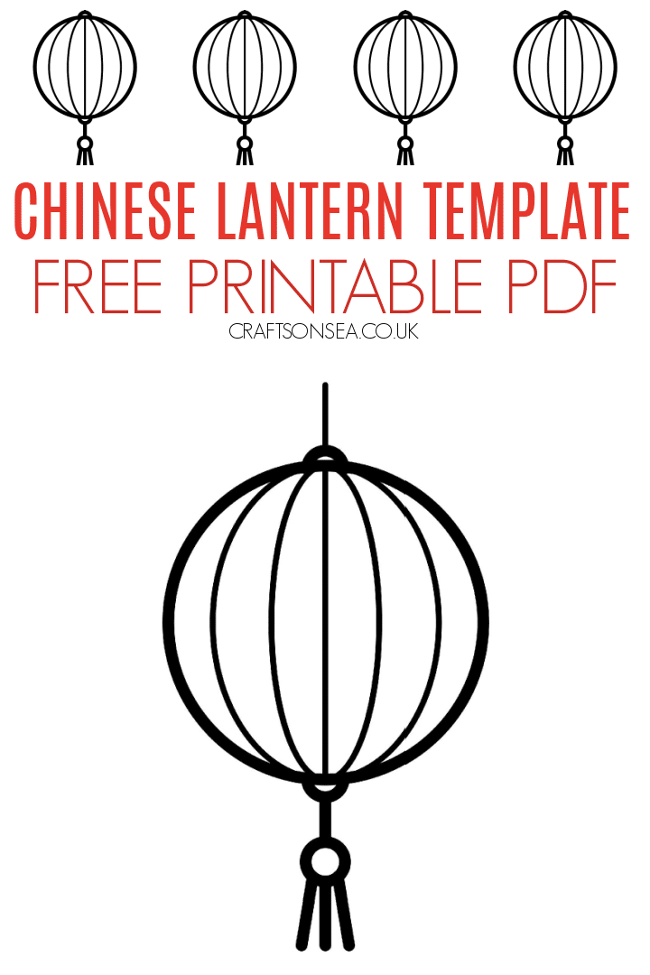 Chinese New Year Lantern Template Printable Printable Templates