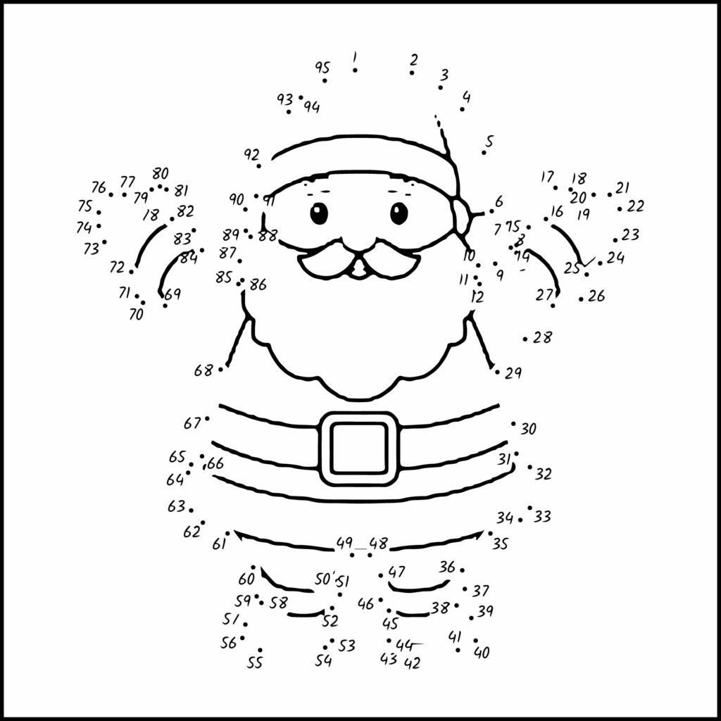 Christmas Connect The Dots Free Printable
