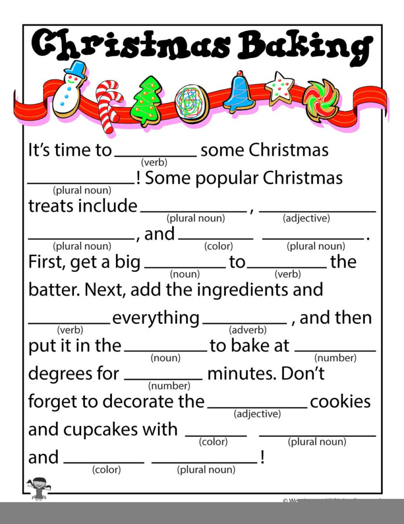 Christmas Mad Libs Printable Free Free Printable