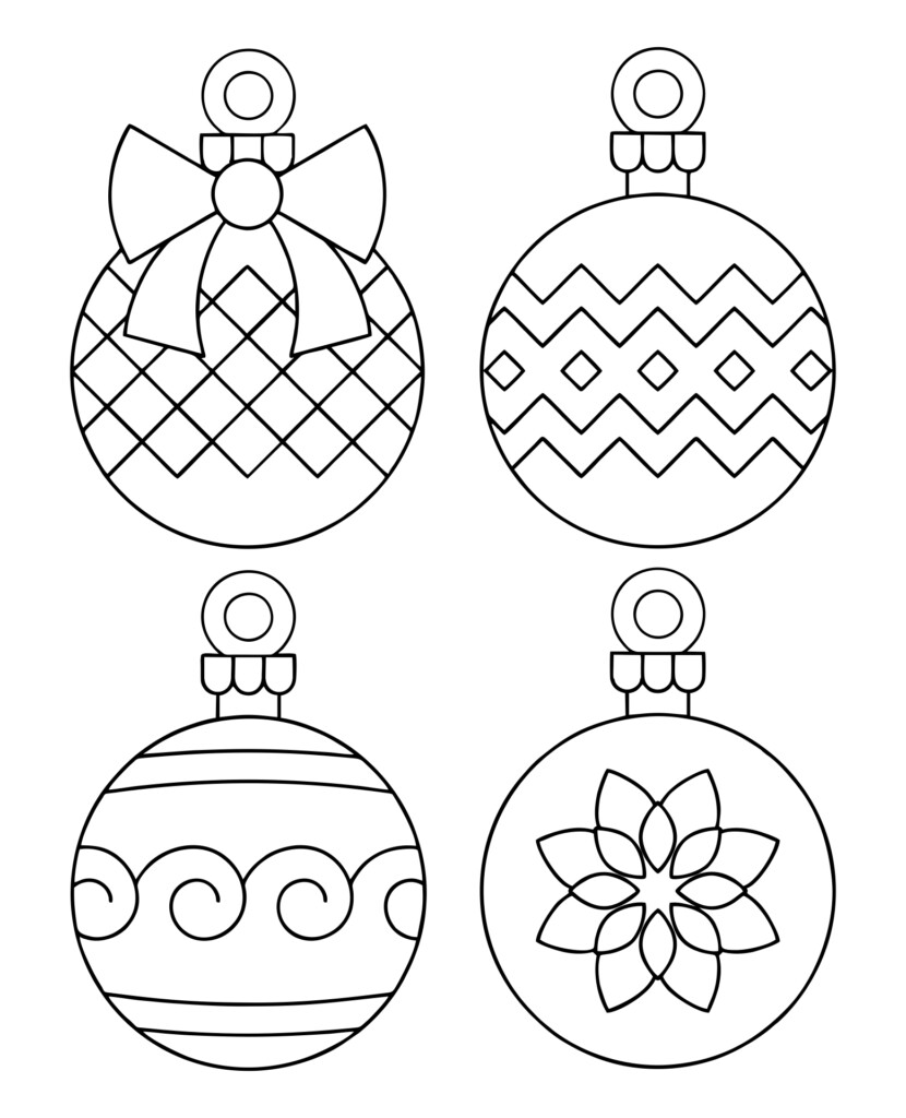 Christmas Ornaments Free Printables