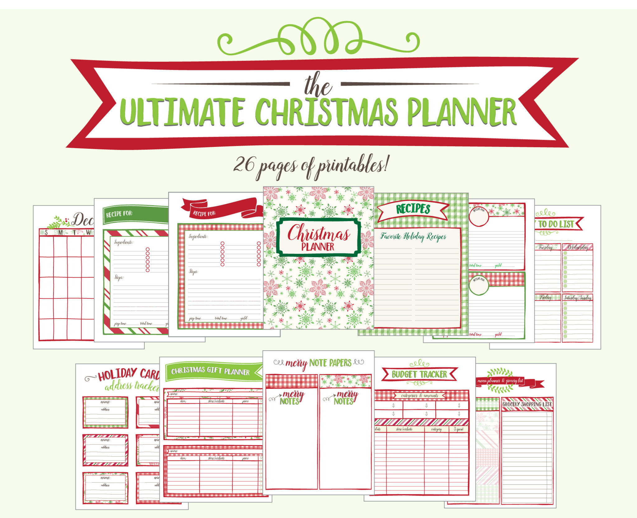 Christmas Planner Printables
