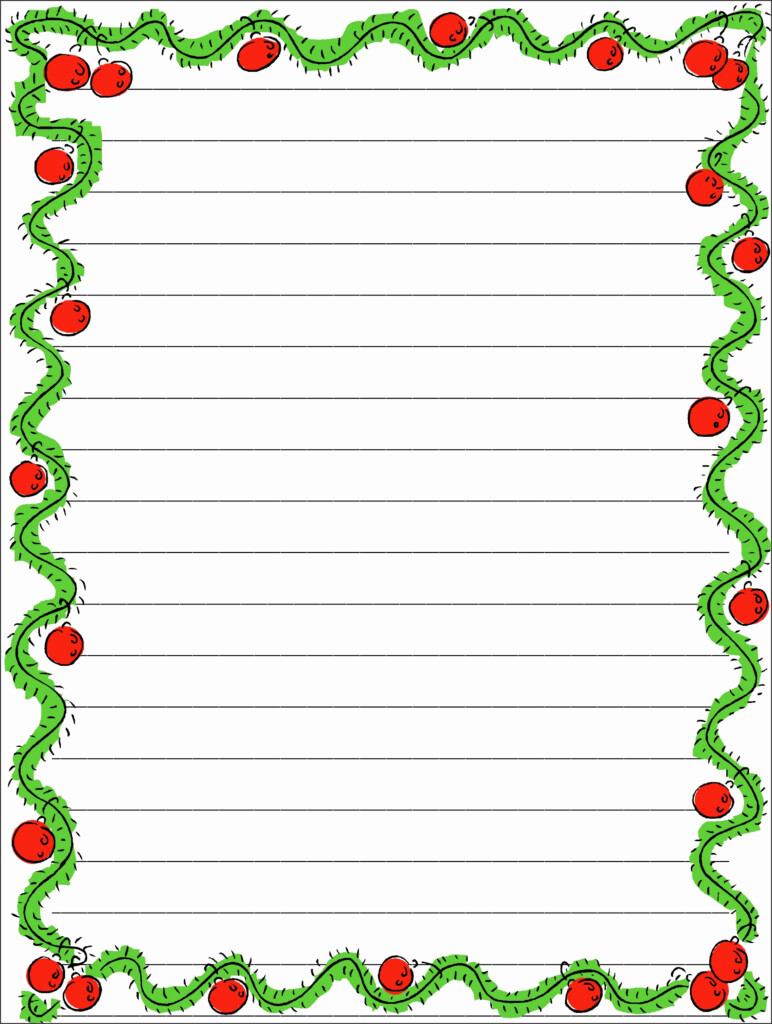 Christmas Printable Writing Paper Printable Word Searches
