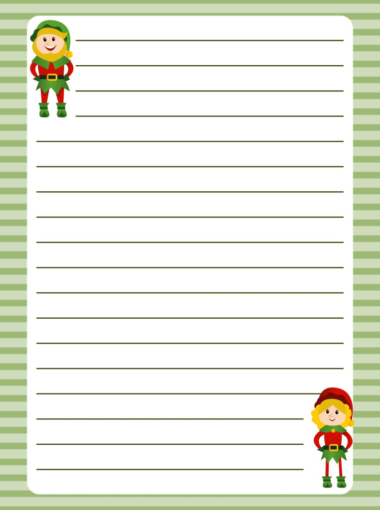 Christmas Writing Paper Template 15 Free PDF Printables Printablee