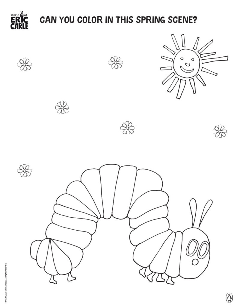 Collection Of Eric Carle Coloring Pages Free Printable