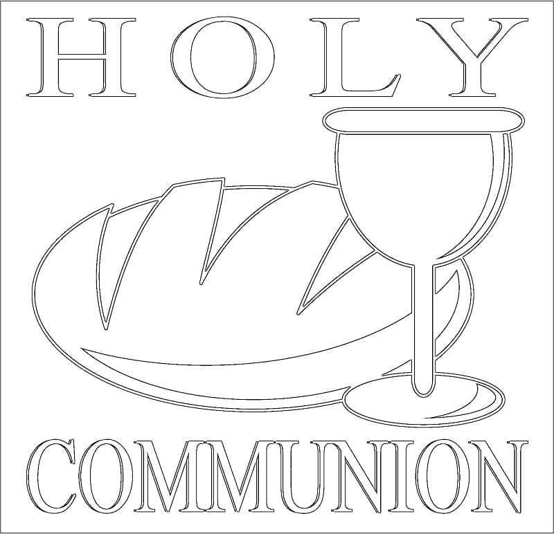 Communion Printable Coloring Page Free Printable Coloring Pages For Kids
