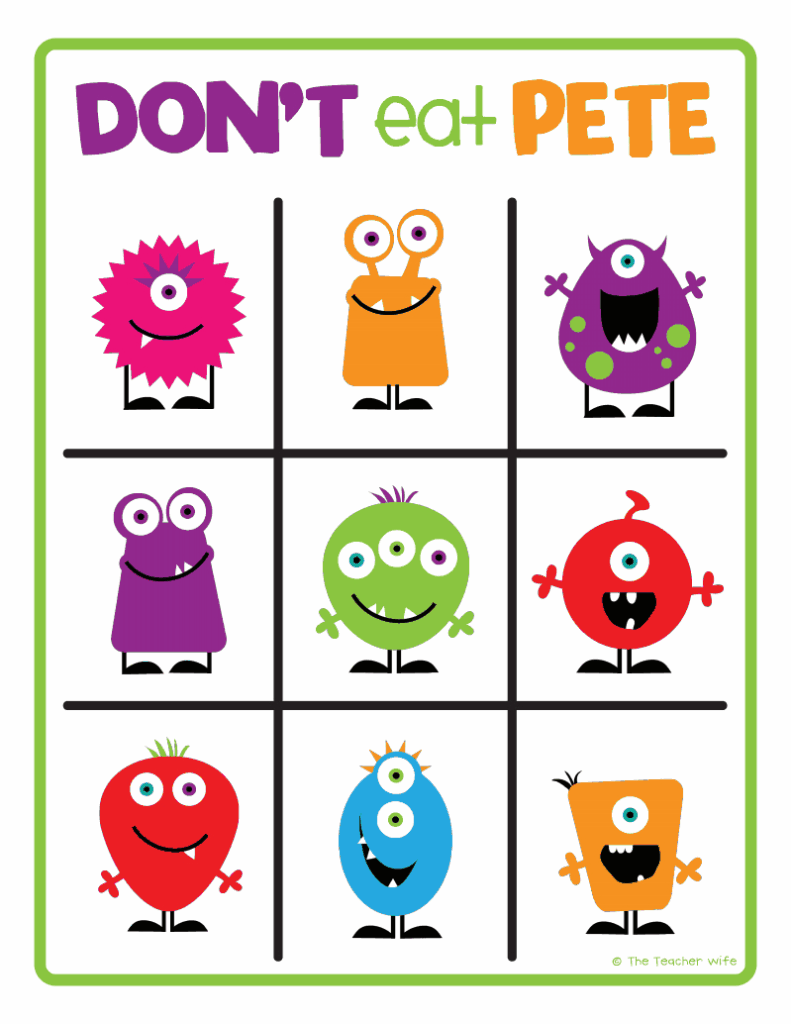 Don T Eat Pete Free Printable Free Printable